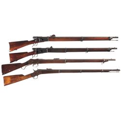 Four Long Guns -A) Model 1878 Bolt Action Rifle