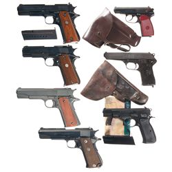 Seven Semi-Automatic Pistols -A) Llama Model IX-A Semi-Automatic Pistol