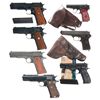 Image 1 : Seven Semi-Automatic Pistols -A) Llama Model IX-A Semi-Automatic Pistol