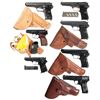 Image 1 : Seven Semi-Automatic Pistols -A) CZ 52 Semi-Automatic Pistol with Holster