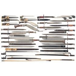 Twenty-Nine Bayonets, Two Kukris and Two Riding Crops