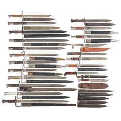 Nineteen Bayonets and Two Knives