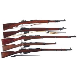 Five Bolt Action Military Longarms -A) Scarce Fabrique Nationale Model ABL Bolt Action Rifle