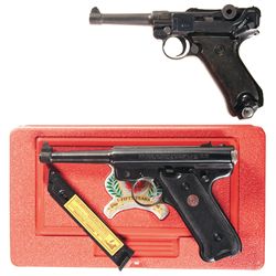 Two Semi-Automatic Pistols -A) 1918 Dated Erfurt Model 1914 Luger Semi-Automatic Pistol