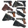 Image 1 : Five Semi-Automatic Pistols with Holsters -A) Nazi Proofed FEG Model 1937 Semi-Automatic Pistol