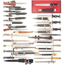 16 German Knives and 4 Foreign Knives