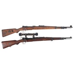 Two Bolt Action Rifles -A) Rare Chinese Contract Mauser Model 98 Bolt Action Rifle