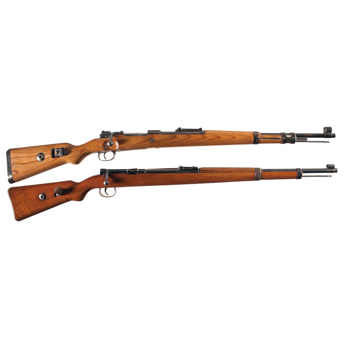 Two German Bolt Action Rifles A) BerlinLubecker "duv/ 41" Code Model