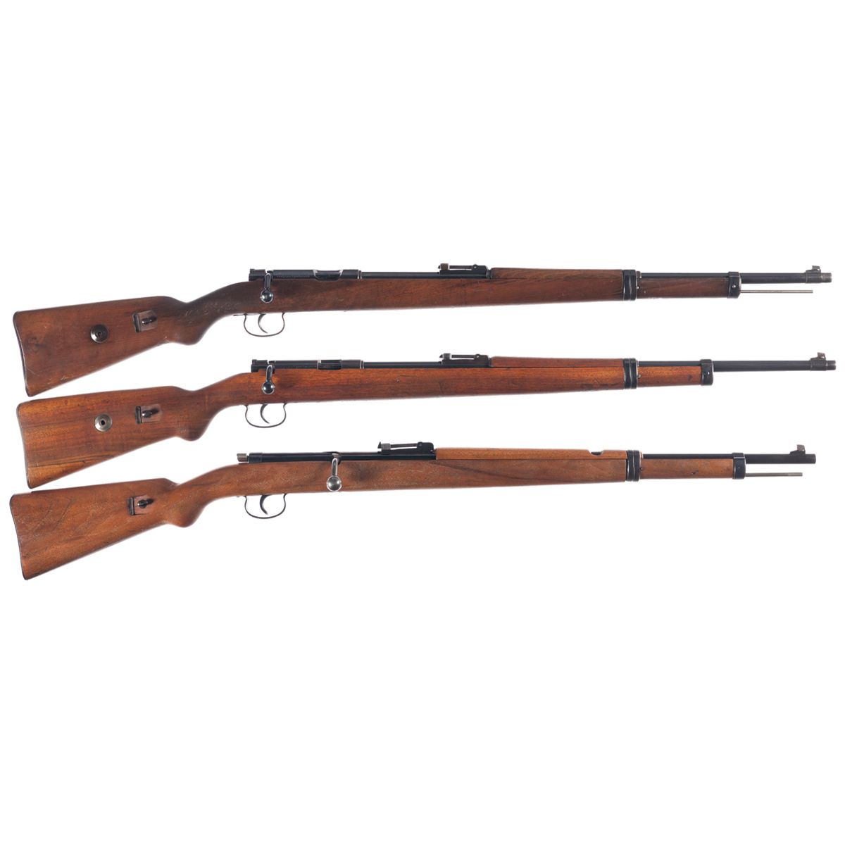 Two German Training Rifles and One German Training Air Gun -A) BWS RAD ...