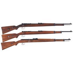 Two German Training Rifles and One German Training Air Gun -A) BWS RAD Bolt Action Training Rifle