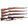 Image 1 : Four Military Rifles -A) Yugoslavian M48 Bolt Action Rifle