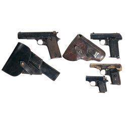 Four European Semi-Automatic Pistols -A) Early Star 1920 Military Model Semi-Automatic Pistol