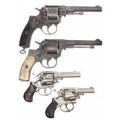Four Double Action Revolvers -A) Simpson & Co. Double Action Revolver