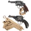 Image 1 : Two Double Action Revolvers -A) Smith & Wesson Victory Model Double Action Revolver
