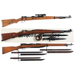 Three Military Bolt Action Rifles -A) Mitchell Berlin-Lubecker "duv/ 42" Code Model 98K Bolt Action 