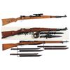 Image 1 : Three Military Bolt Action Rifles -A) Mitchell Berlin-Lubecker "duv/ 42" Code Model 98K Bolt Action 