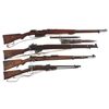 Image 1 : Four Bolt Action Military Longarms -A) Turkish Mauser Model 1888/38 Bolt Action Rifle with Bayonet