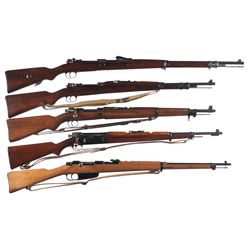 Five Bolt Action Military Rifles -A) Spandau GEW 98 Bolt Action Rifle