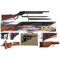 Two Shotguns and Two Semi-Automatic Pistols -A) Norinco Model 1887 Lever Action Shotgun