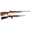 Image 1 : One Rifle and One Carbine -A) Custom Remington Model 1903 Bolt Action Rifle