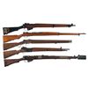 Image 1 : Five Military Longarms -A) Enfield Bolt Action Rifle