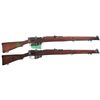 Image 1 : Two SMLE Military Bolt Action Rifles -A) Enfield Mark III Bolt Action Rifle