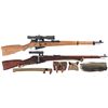 Image 1 : Two Bolt Action Sniper Rifles -A) Finish Model 39 Bolt Action Rifle with Russian Scope