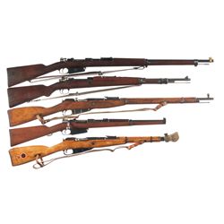 Five Bolt Action Military Longarms -A) Argentine Mauser Model 1891 Bolt Action Rifle