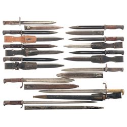 Eleven European Bayonets