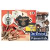 Image 1 : Grouping of Bugles, Nazi Flags and Other Assorted Items