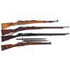 Image 1 : Four Bolt Action Longarms -A) Mauser "byf/42" Model 98 Bolt Action Rifle