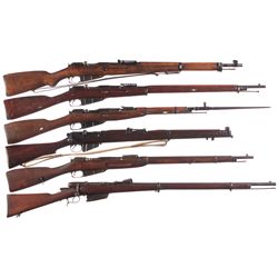 Six Bolt Action Military Long Arms -A) Finnish Mosin Nagant Model 39 Bolt Action Rifle