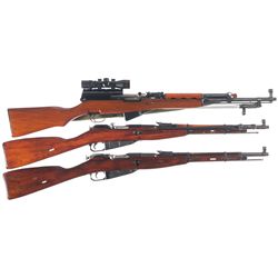 Three Boxed Long Guns -A) Norinco SKS Semi-Automatic Rifle with Scope