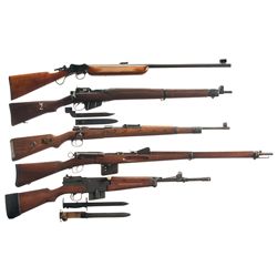 Five European Rifles -A) BSA Martini Falling Block Rifle