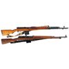 Image 1 : Two Military Semi-Automatic Rifles -A) Russian Model 1940 SVT Semi-Automatic Rifle
