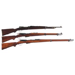Three Military Longarms -A) Colombian Mauser 98 Bolt Action Rifle