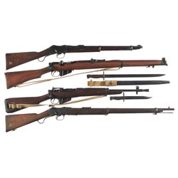 Four British Military Longarms -A) Enfield IC1 22 Caliber Carbine