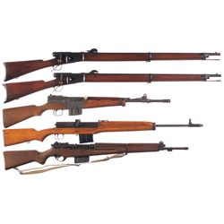 Five Military Rifles -A) Vetterli Model 1881 Bolt Action Rifle