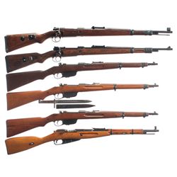 Six Bolt Action Military Longarms -A) Rare Erma "ax/41" Code K98 Bolt Action Rifle
