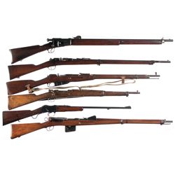 Six Rifles -A) Vetterli Model 1881 Bolt Action Rifle