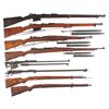 Image 1 : Six Bolt Action Military Rifles -A) Rare FN Mauser Model 1889/36 Bolt Action Rifle