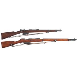 Two Bolt Action Rifles -A) Rare Hopkins & Allen Mauser Model 1889 Bolt Action Rifle