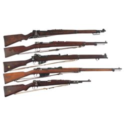 Five Military Bolt Action Rifles -A) Erfurt Arsenal Kar 98 Bolt Action Rifle