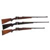 Image 1 : Three Bolt Action Rifles -A) German Bolt Action Sporter Rifle
