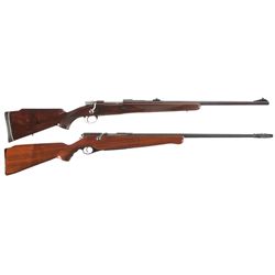 Two Bolt Action Long Guns -A) Browning Safari Grade Bolt Action High Power Rifle