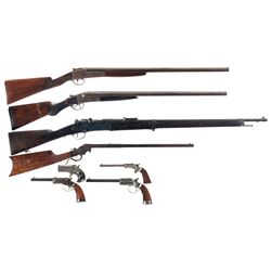 Four Handguns and Four Long Guns -A) Remington Type II Over and Under Derringer