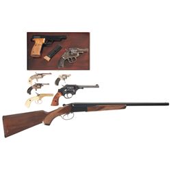 One Shotgun and Seven Handguns -A) China Small Arms TT-Olympia Semi-Automatic pistol with Box