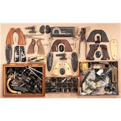 Grouping of Gun Parts Including Sights