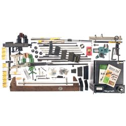 Large Grouping of Gunsmith Tools, Parts, Ammunition and Optics