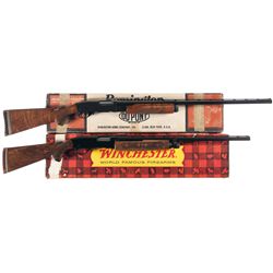 Two Slide Action Shotguns -A) Remington Wingmaster Model 870TC Slide Action Shotgun
